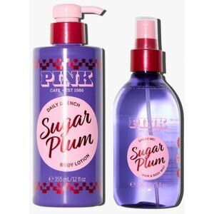 VS Pink Sugar‎ Plum Body Lotion & Body Mist Set